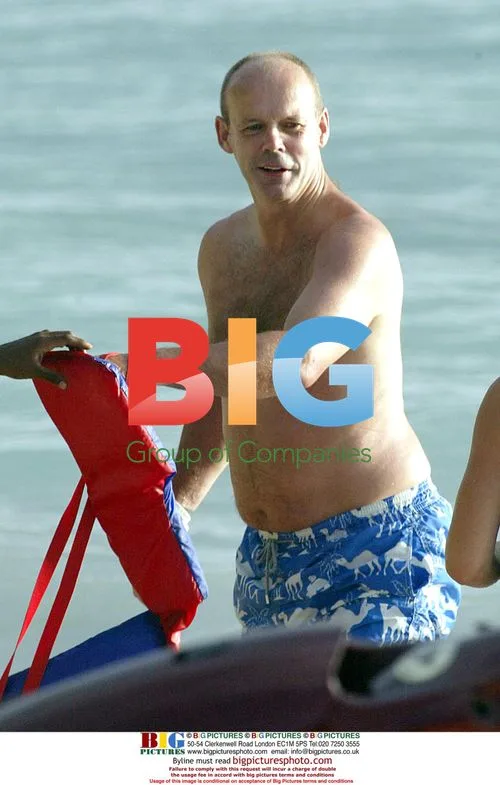 Sir Clive Woodward on holiday in Barbados