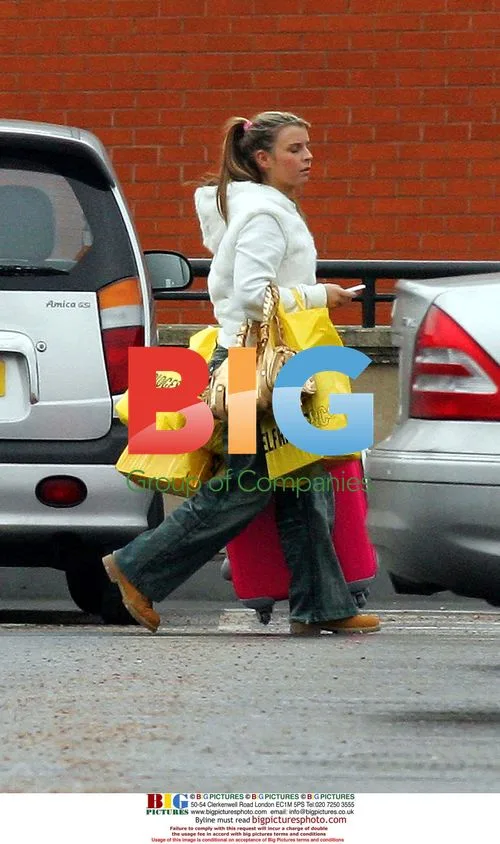 Coleen McLoughlin out shopping in Manchester