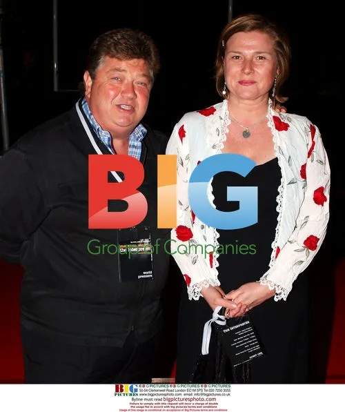 Jonathan Coleman and wife at 'The Interpreter' premiere