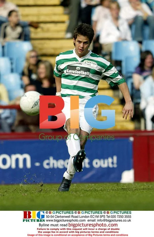 Corrie's Danny Young at Celebrity Soccer Six