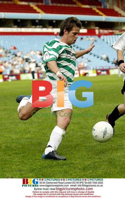 Corrie's Danny Young at Celebrity Soccer Six