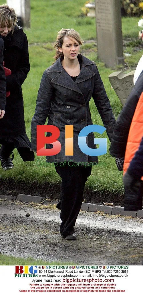 Corrie cast film Tommy's funeral in the snow