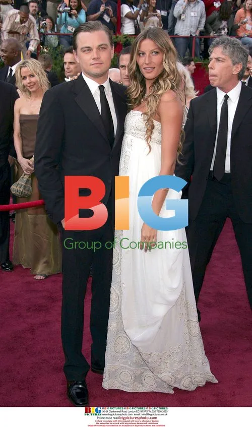 LEONARDO DICAPRIO and GISELE BUNDCHEN at Oscars 2005