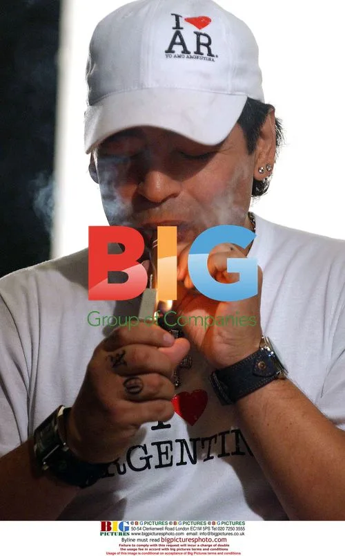 Diego Maradona in Argentina Flag