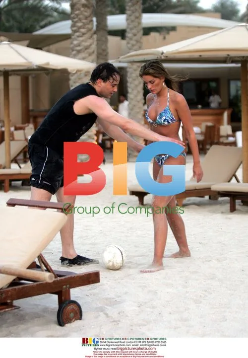 Mark Bosnich and DJ Sassy enjoy break in Dubai