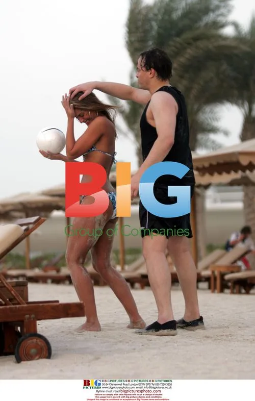 Mark Bosnich and DJ Sassy in Dubai