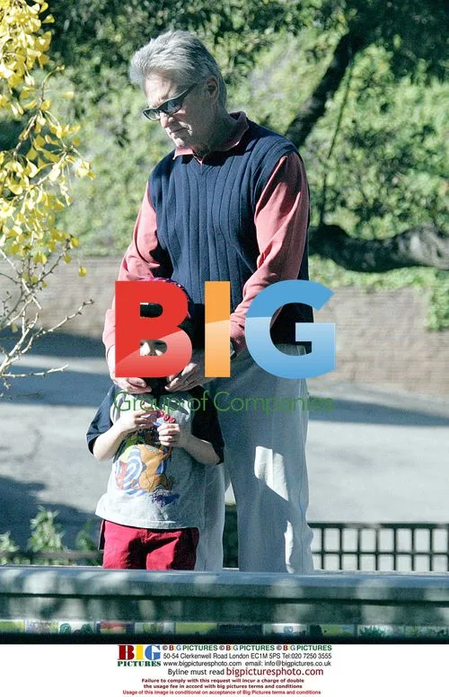 Michael Douglas Spends Day with Kids