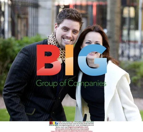 Keith Duffy and Sharon Corr at Tesco Charity Event