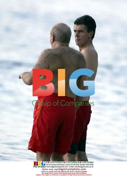 John Stapleton and Greg Dyke on Barbados Holiday
