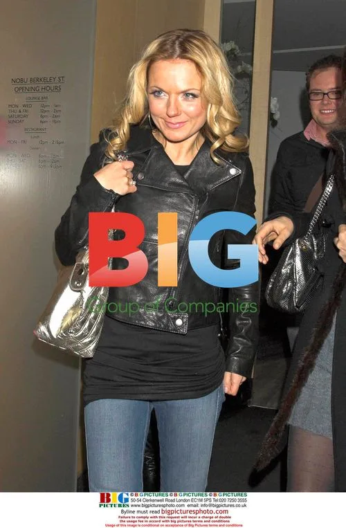 Geri Halliwell and Alan Carr at Nobu Berkeley