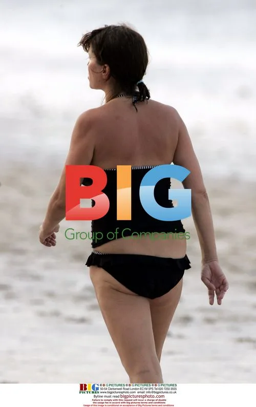 Sadie Frost and Jackson Scott on Beach