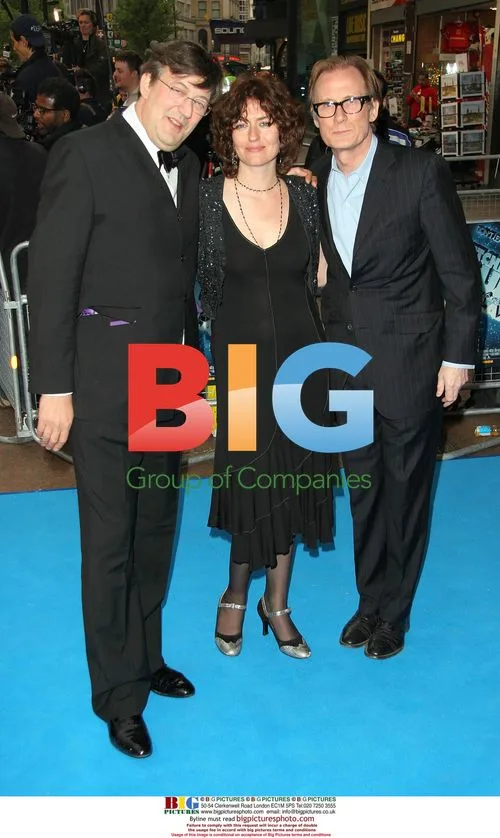 Steven Fry, Anna Cancellor and Bill Nighy arrive at Hitchhiker's Premiere