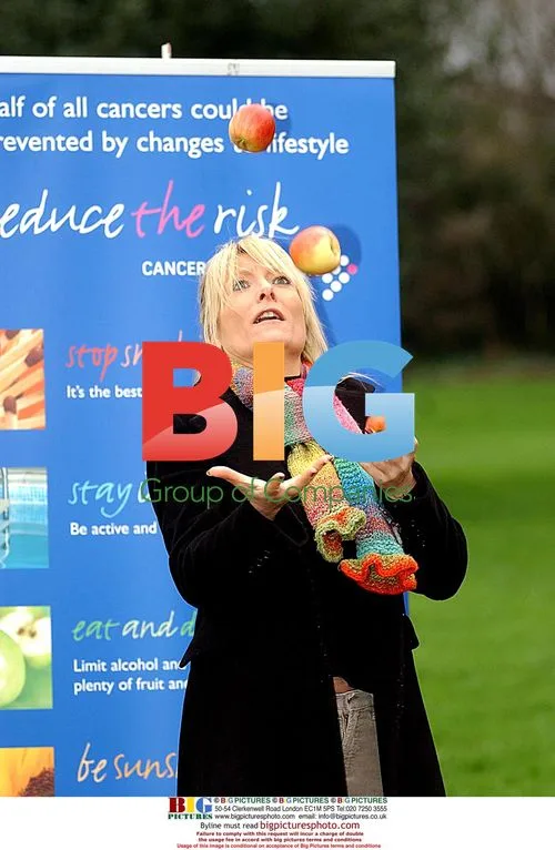 TV presenter Gaby Rosilin at cancer awareness event