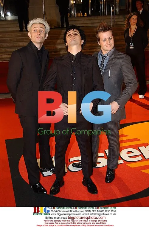 Green Day arrive at The Brits 25
