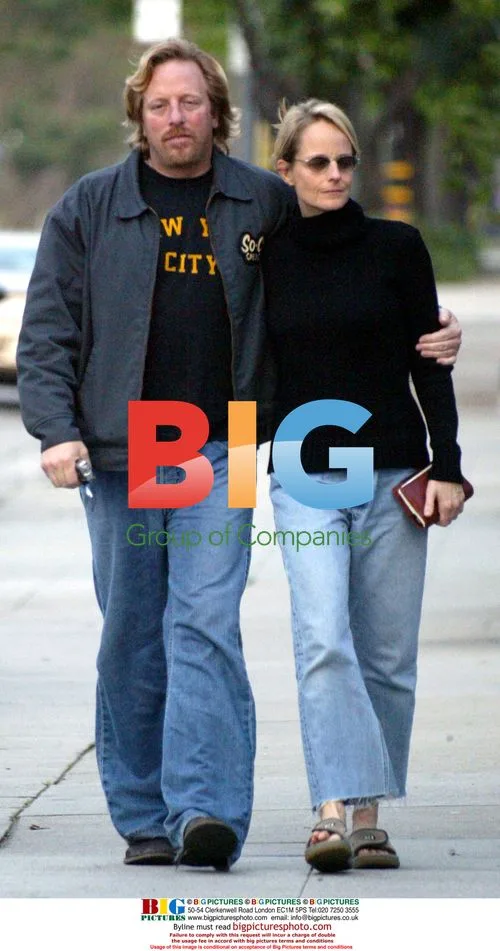 Helen Hunt and Matthew Carnahan on Valentine's Day