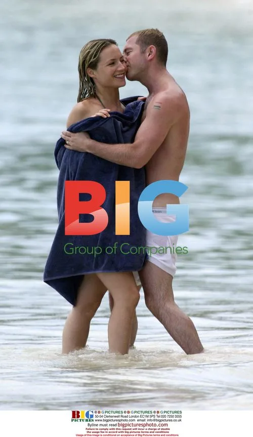 Helen Latham and Darren Morfitt on Caribbean Beach