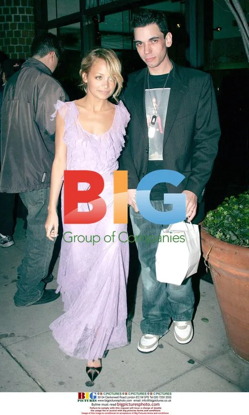 Paris Hilton and Nicole Richie Leaving Mr Chow's