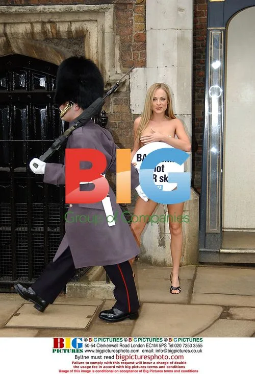 Imogen Baily Protests for PETA at St James Palace