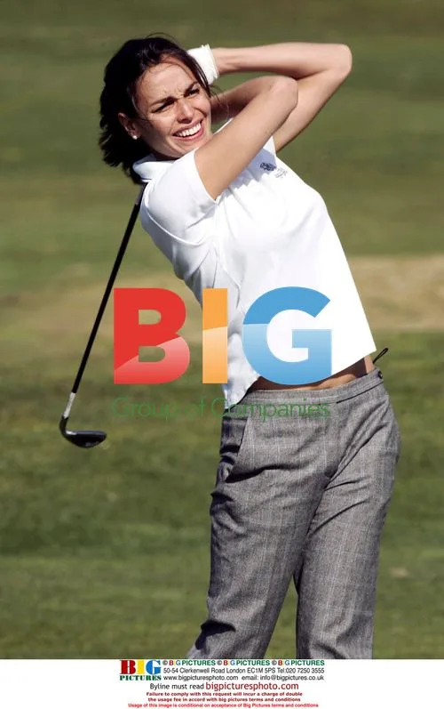 Ines Sastre at Golf Tournament in Barcelona
