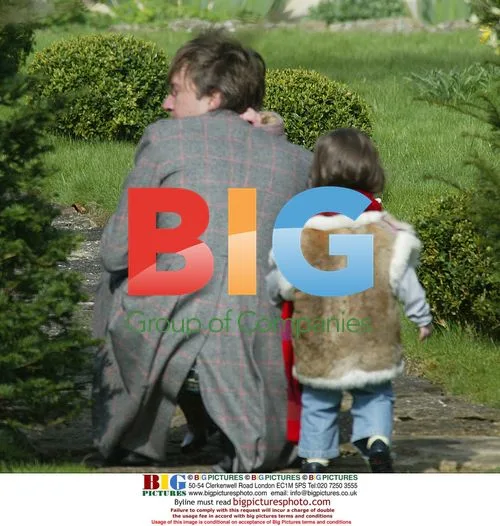 Jefferson Hack and Daughter Lila Grace in Cotswolds