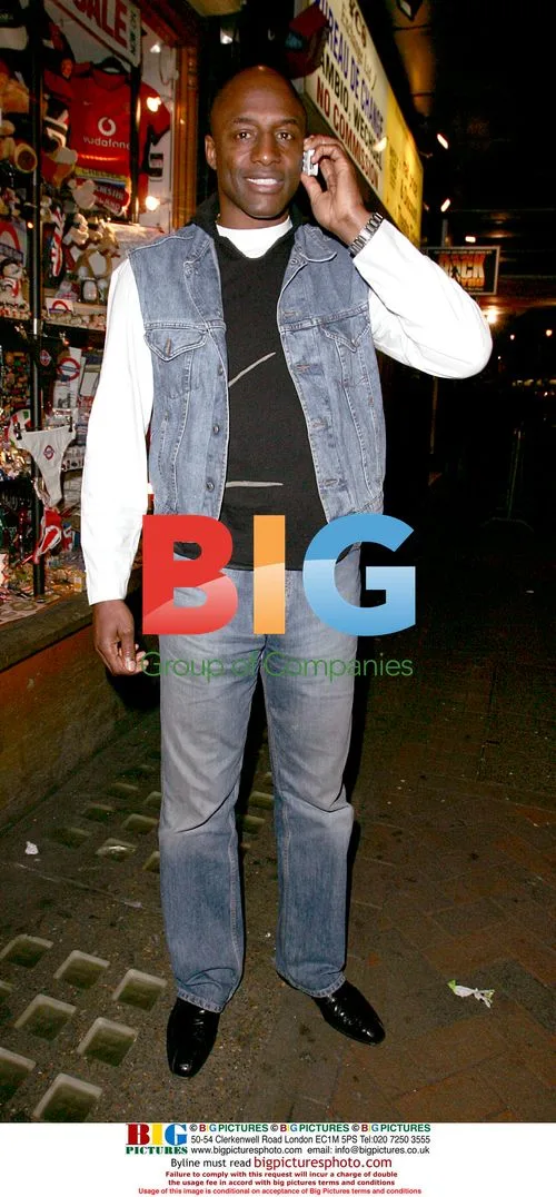 John Fashanu leaving Rococo Club in London