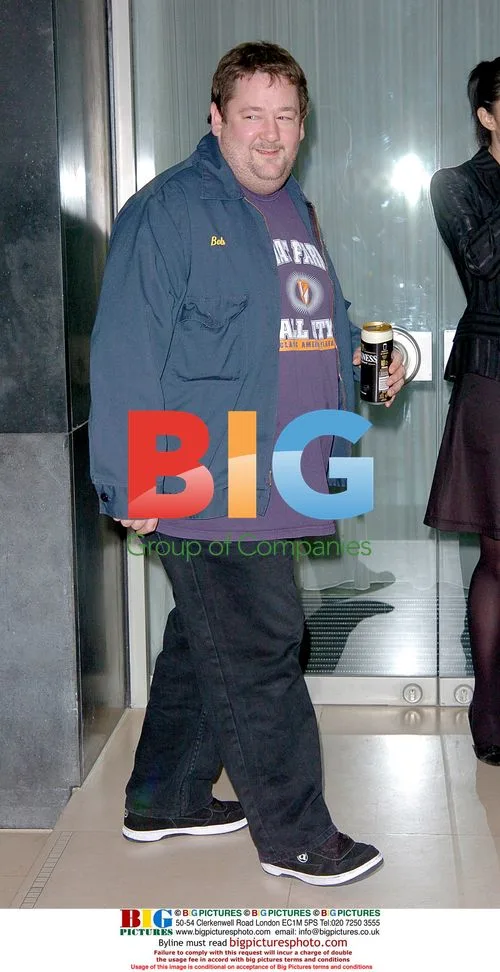 Johnny Vegas Leaving Esquire Pre-Brit Awards Party