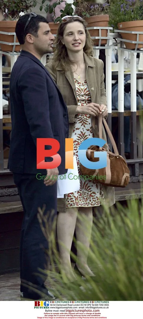 July Delpy Spotted Smoking with Friend