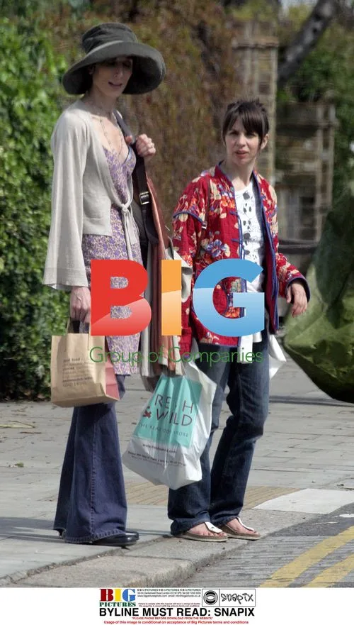 Kate Hardie Shopping With Friend in London