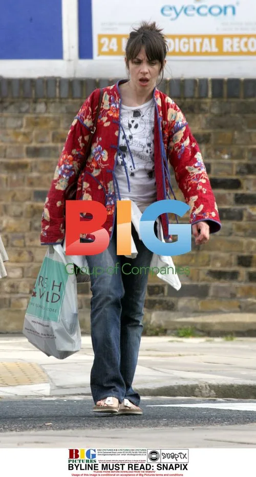 Actress Kate Hardie Shopping in London