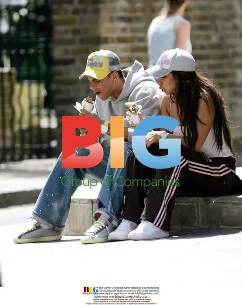 Leilani and Jeremie Aliadiere out in London
