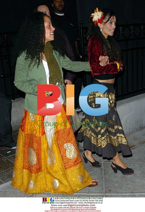 Lisa Bonet and Cree Summer leave bar