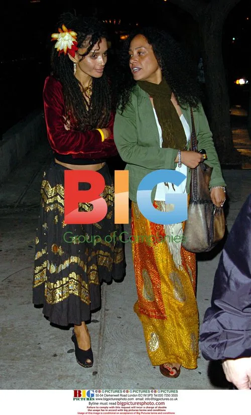 Lisa Bonet and Cree Summer leave bar