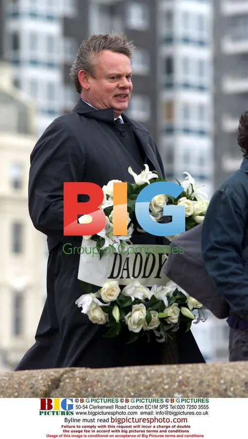 Martin Clunes on Brighton Beach