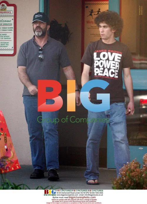 Mel Gibson at Son's Birthday Party
