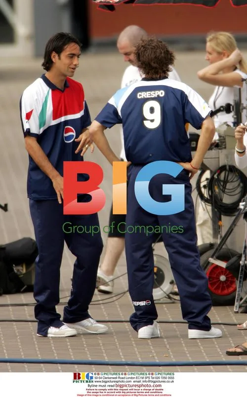 Nesta and Crespo on Gatorade ad set