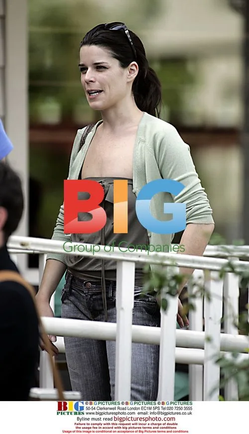 Neve Campbell on Melrose Ave