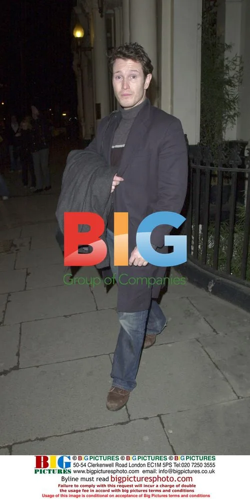 Actor Nick Moran leaving The Wellington in London