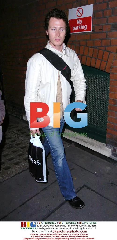 Nick Moran leaves theatre in London