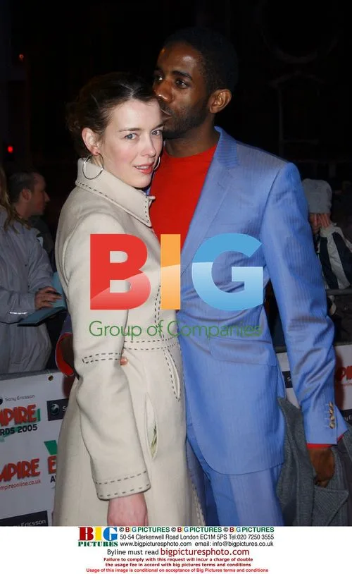 Olivia Williams and Husband at 2005 Empire Awards