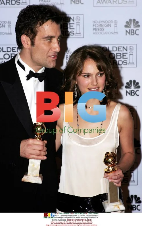 Clive Owen and Natalie Portman at 62nd Golden Globes