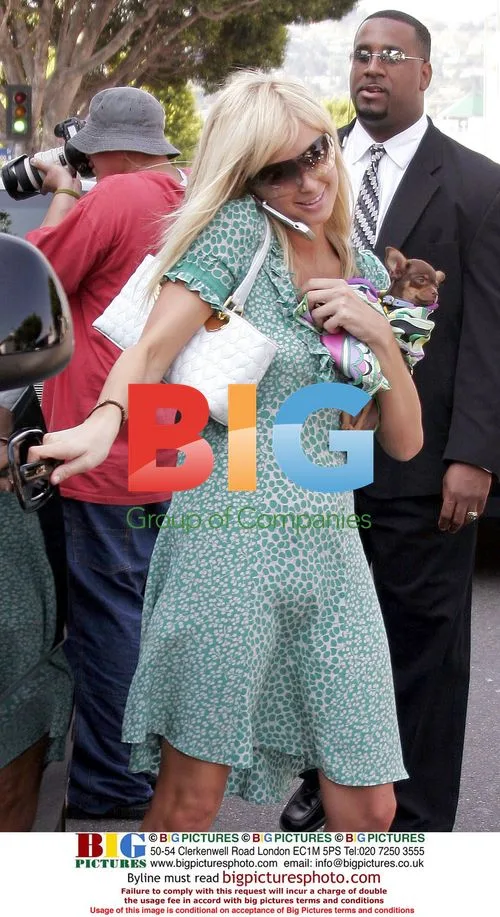Paris Hilton out shopping with family