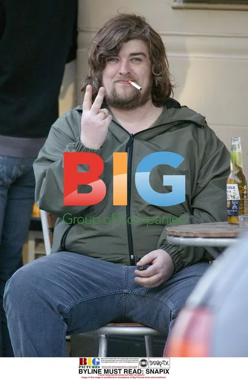 Paul Gallagher enjoying a beer in North London