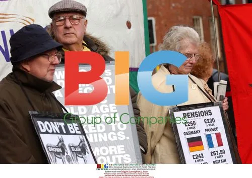 Public Sector Unions Protest Pension Changes