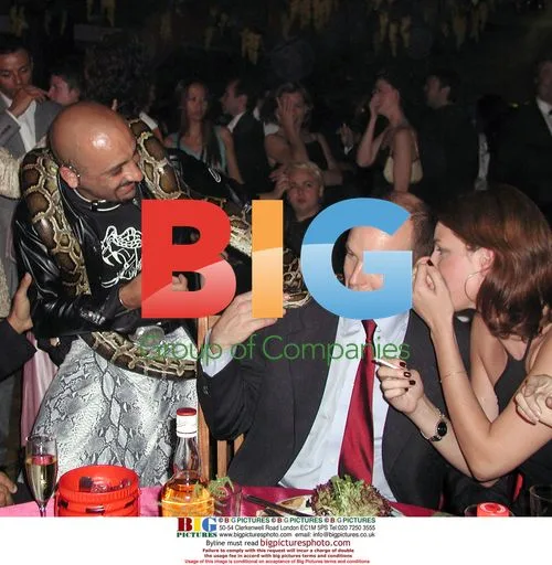 Prince Albert & Stephanie D'Orglandes at The Pledge Party
