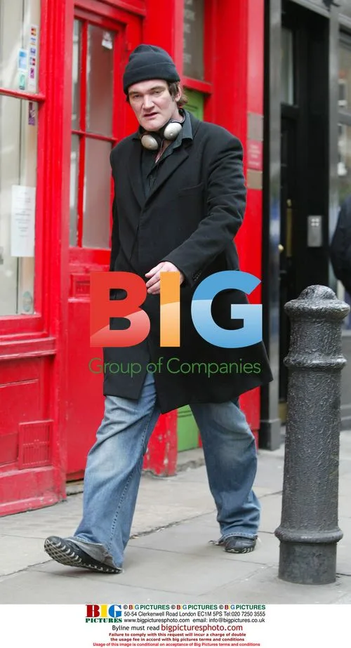 Quentin Tarantino Enjoys Walk in London