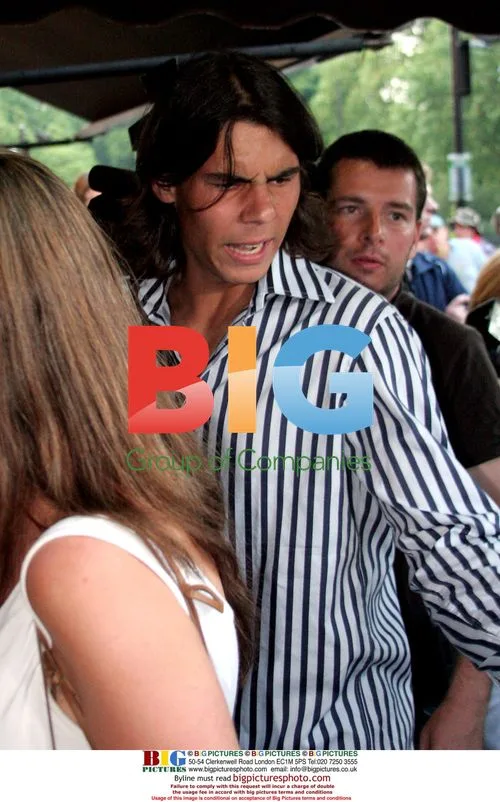 Nadal arrives for Wimbledon party