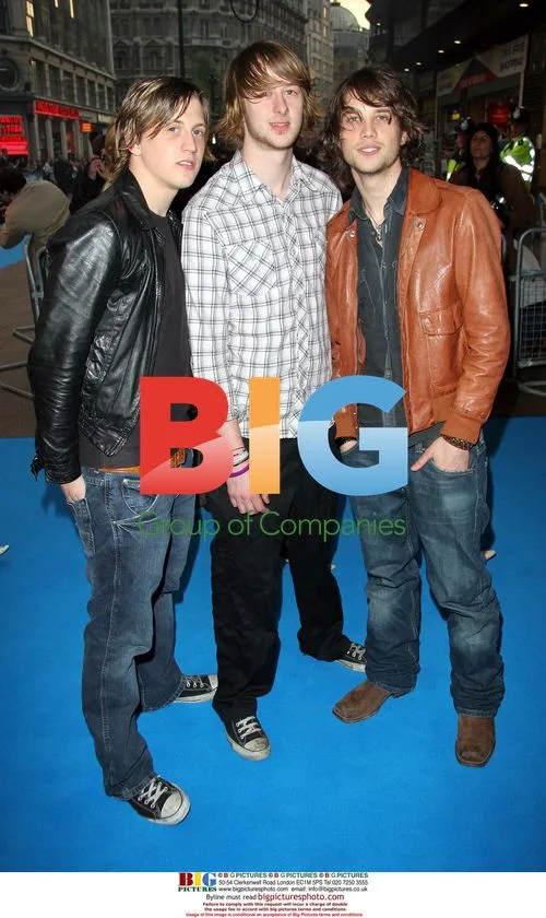 New boy band Rooster at London premiere