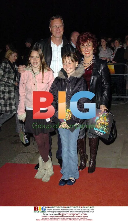 Ruby Wax and Family at Cirque du Soleil