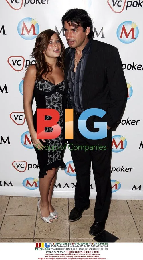 Nikki Sanderson and Jean Claude Novelli at Maxim poker event