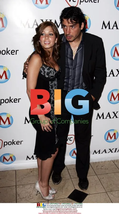 Nikki Sanderson and Jean Claude Novelli at Maxim Poker Event